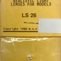 Lenses MV Products LS26 HO Clear Realistic Light Headlights Lenses for Models (Set of 4)