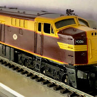 43 Class SAMHONGSA-MANSFIELD BRASS MODEL NSWGR 4306 Painted IND-RED DC HO - see photos condition. NSWR LOCOMOTIVE.