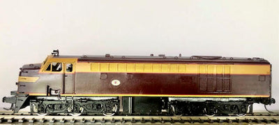 43 Class SAMHONGSA-MANSFIELD BRASS MODEL NSWGR 4306 Painted IND-RED DC HO - see photos condition. NSWR LOCOMOTIVE.