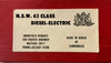 43 Class Mansfield Brass Model N.S.W.G.R. Locomotive  unpainted in original condition, box and papers with the model: Pre Owned by me.