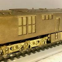 43 Class SAMHONGSA-MANSFIELD BRASS MODEL Tarnish Brass Body UN-PAINTED see condition of wheels as new, test run only. NSWR LOCOMOTIVE.