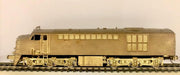 43 Class SAMHONGSA-MANSFIELD BRASS MODEL Tarnish Brass Body UN-PAINTED see condition of wheels as new, test run only. NSWR LOCOMOTIVE.