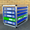 Aluminium Box Rack - 5 Slot - Pick up only "Model Box Co"