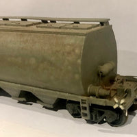 2nd hand - NGAX 30652 L7 logo kit build NSWGR Weathered Grain Hopper with metal wheels & Kadee couplers  "AR KITS" MODEL