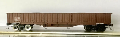 NOBX 31644  Bogie Open Wagon Red, AR KITS Built Model Weathered with Bogie/metal wheels/ Kadee couplers/ Detailed Underframe.