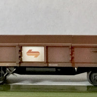 2ND HAND - NOFF 70012 Mineral Concentrate Open Wagon detailed and weathered metal wheels & KD Couplers:  COLUMBIA / TRAINORAMA