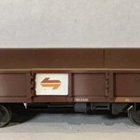 2ND HAND - NOFF 70018 Mineral Concentrate Open Wagon detailed and weathered metal wheels & KD Couplers:  COLUMBIA / TRAINORAMA