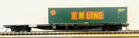 NOOY 14925 B  CONTAINER WAGON with 40ft Y M LINE CONTAINER load  HO - SDS Model