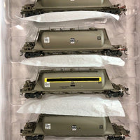 NPCF-3 Pack of four, CEMENT HOPPERS Aluminium NSWR ( PACK #NPCF-3) Casula Hobbies Model Railways RTR