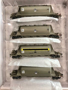 NPCF-3 Pack of four, CEMENT HOPPERS Aluminium NSWR ( PACK #NPCF-3) Casula Hobbies Model Railways RTR.