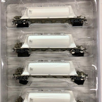 NPCF-5 Pack of four, CEMENT HOPPERS PACIFIC NATIONAL Aluminium NSWR ( PACK #NPCF-5) Casula Hobbies Model Railways RTR