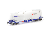 AUSCISION NPH-3 -NPHH Cement Hopper, FreightCorp/Australian Cement White/Blue with FC/AC Logos - 4 Car Pack