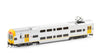 NPS-64s - V Set TfNSW TrainLink, Red/Grey/Yellow Nose with TfNSW Logos & Yellow Doors - 4 Car Set  HO Scale DCC