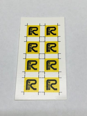 INFRONT MODELS - NSWR Black 'R' logo Decal set