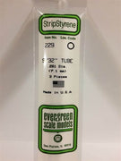 EVERGREEN-229 ROUND TUBE 9/32inch / .281in (7.1mm) styrene  Pieces3