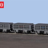 Peco - 00.9 - Narrow Gauge - 2 Ton Slate Wagons All Unbraked