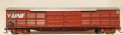 VLEX-850-A  - V/LINE VICTORIAN 56' LOUVRE VAN -  SINGLE WAGON - On Track Models