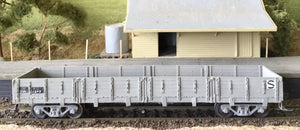 OW1357 SAR Bogie Wooden Sided Open Wagon RTR BUILT with Kadee Couplers, Metal Wheels - Bogies - Detailed - Very good condition - 2nd hand  - SAR KIT RTR MODELS