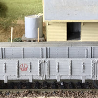 OW1357 SAR Bogie Wooden Sided Open Wagon RTR BUILT with Kadee Couplers, Metal Wheels - Bogies - Detailed - Very good condition - 2nd hand  - SAR KIT RTR MODELS