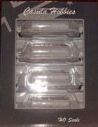 PCX 02 (4 Pk) CEMENT HOPPERS Aluminium NSWGR (4 PACK #PCX-02) Casula Hobbies RTR