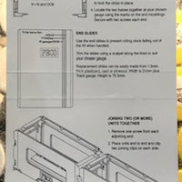Peco  PT-61 (30cm long) Flexi Loco Lift is the same as PT-60 but 2 units in a pack. For OO-HO-N-TT-HOe3-00-9-HOm