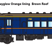 DERM DCC SOUND Pack 10 containing RM60. VR RAILMOTOR - Dayglow Orange Lining Brown Roof IDR MODELS NOW IN STOCK, Free Postage