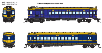 DERM DC Pack 003-A containing RM 57 + MT 28. VR RAILMOTORS - IDR MODELS NOW IN STOCK, Free Postage