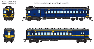 DERM Pack 4-A DCC SOUND containing RM 61 + MT 26. VR RAILMOTORS - IDR MODELS NOW IN STOCK, Free Postage