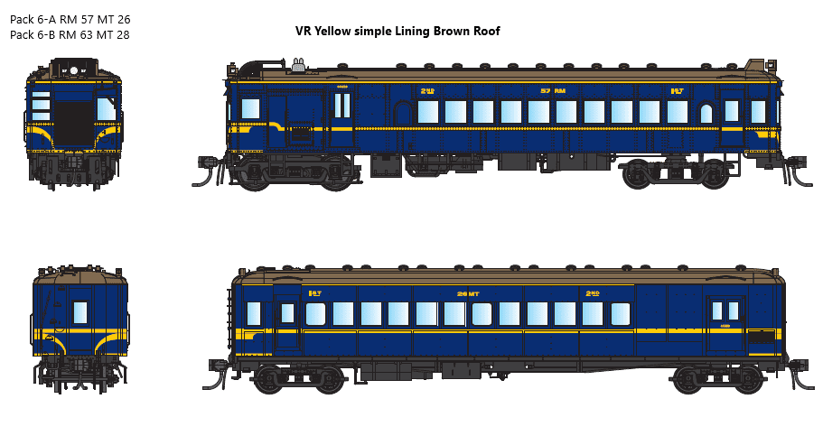 DERM SOUND Pack 006-B containing RM 63 + MT 28. VR Blue RAILMOTORS DCC - IDR MODELS NOW IN STOCK, Free Postage *