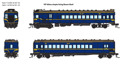 DERM DCC SOUND Pack 007-A containing RM 56 + MT 28. VR RAILMOTORS - IDR MODELS.   