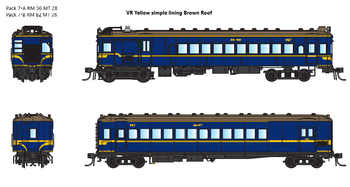 DERM DC Pack 007-A containing RM 56 + MT 28. VR RAILMOTORS - IDR MODELS NOW IN STOCK, Free Postage