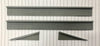 2 Brick Face Platform Fascia with Concrete top Edging & with 2 Ramps 490 mm long NSWGR - Hawksmoor Models