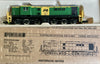830 CLASS = 843 AN SAR-TASRAIL GREEN DC LOCOMOTIVE Powerline Model - Original with Euro couplers - un- used model in good running order, original box Pre- Owned model HO.