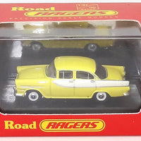 R072 FB HO-1:87 Holden Sedan - Satellite Yellow -  HO Car. die-cast R072 Road Ragers - Cooee Classic