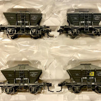 RSH Four Wheel Hopper Wagon, Very Light Weathered Pack2 - 4 wagons -  Eureka Models