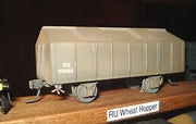 RU Wagon decal Pk, A - 4 wheel NSWGR wheat hopper Decal; code & numbers for 3 Wagons : Ozzy Decals