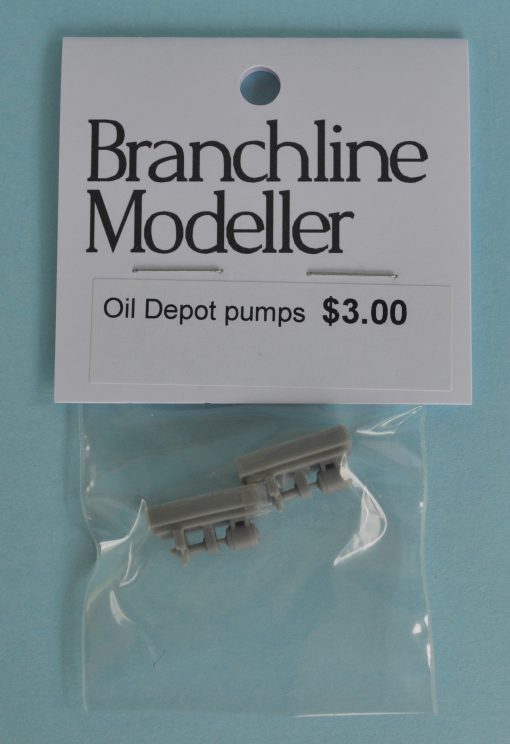 Rail Central: Branchline modeller OIL DEPOT PUMPS (2) Stephen Johnson Models HO Scale kit.