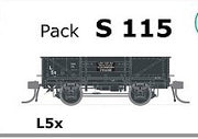S Wagon - S 115 - L5X single WAGON with Disc Wheels, no Buffers