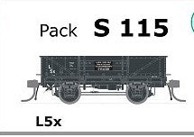 S Wagon - S 115 - L5X single WAGON with Disc Wheels, no Buffers