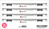 SDS Models - BEZY QRN Container Wagon Pack 202 - HO