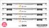SDS Models - BEZY Aurizon Container Wagon Pack 204 - HO