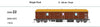 EHO-22 ; EHO645 Brake Van Rebuilt with Sliding Luggage Compartment Doors NSWGR SDS Models: Indian Red, Navy Dressing Roof
