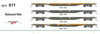 New re-run RQSY - RQBY (OCY) #011 - National Rail - pack of 4 wagons 1994 - 63'Container Flat Wagons - SDS Models
