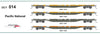 New re-run RQBY (OCY) #014 - Pacific National - pack of 4 wagons 2004 - 63'Container Flat Wagons - SDS Models