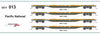 New re-run NQOY (OCY) #013 - Pacific National - pack of 4 wagons 2004 - 63'Container Flat Wagons - SDS Models