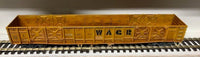 WOAX 33115 P WAGR OPEN WAGON  WEATHERED with METAL WHEELS  & KD couplers,- SDS MODELS - 2ND HAND