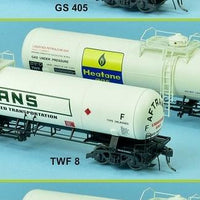 GAS TANK NSWR: AFTRANS HEATANE 1970s A  LPG Rail Gas Tank Car HO-  SDS Models: