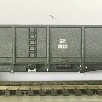 GP 2974 Concentrate NSWR wagon GRAY WEATHERED built with KD couplers, metal wheels, detailed underbody chassis. - Silvermaz Model 2ND HAND