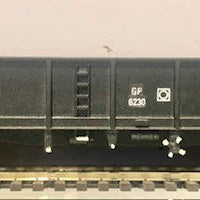 GP 6230 Concentrate NSWR wagon GRAY WEATHERED with load built with KD couplers, metal wheels, detailed underbody chassis. - Silvermaz Model 2ND HAND