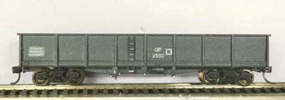 GP 2550 Concentrate NSWR wagon GRAY WEATHERED built with KD couplers, metal wheels, detailed underbody chassis. - Silvermaz Model 2ND HAND